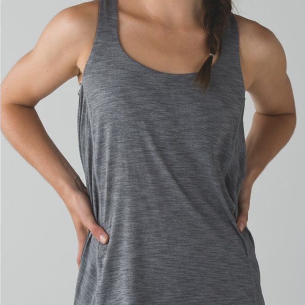 Lulu lemon tank with attached bra